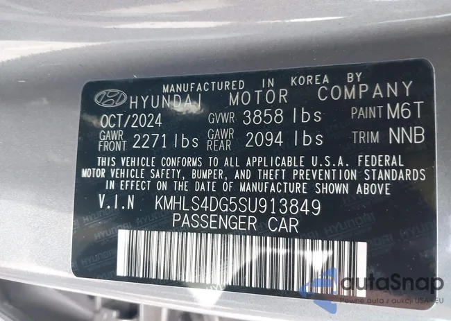 KMHLS4DG5SU913849: 43311828