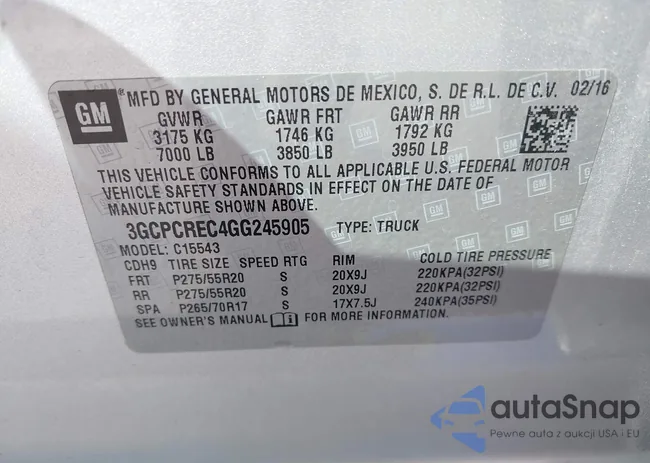 3GCPCREC4GG245905: 43311864