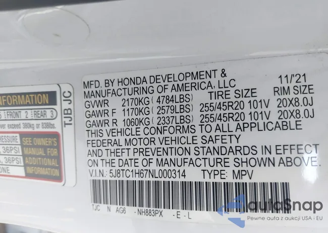 5J8TC1H67NL000314: 43312348