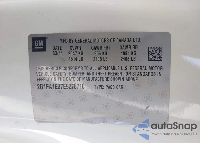 2G1FA1E37E9278710: 43312352