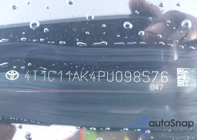 4T1C11AK4PU098576: 43311589