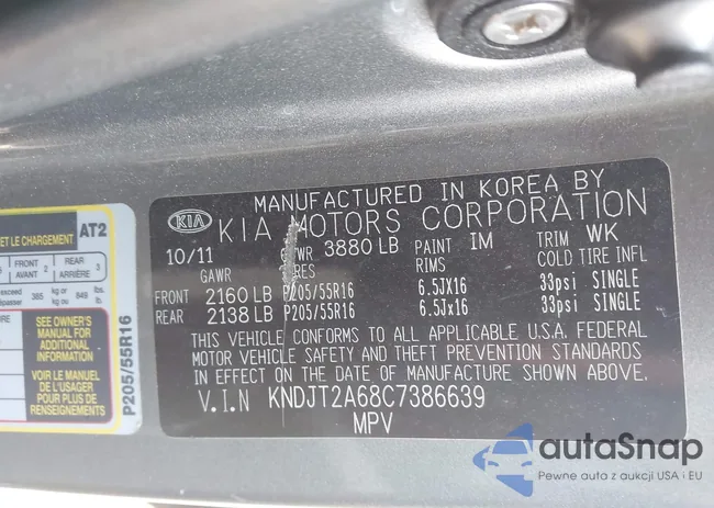 KNDJT2A68C7386639: 43311600