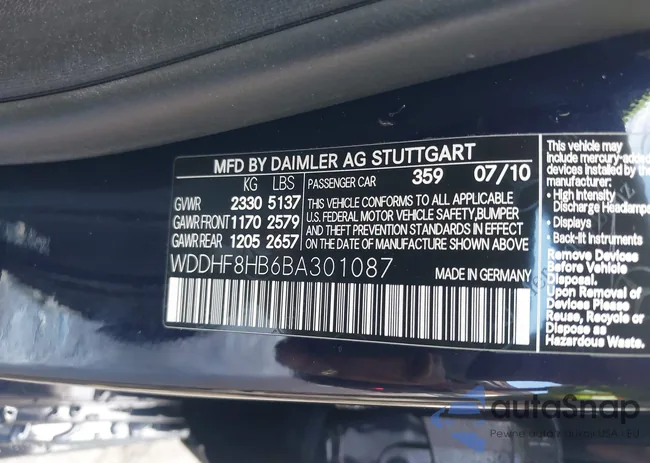 WDDHF8HB6BA301087: 43311698