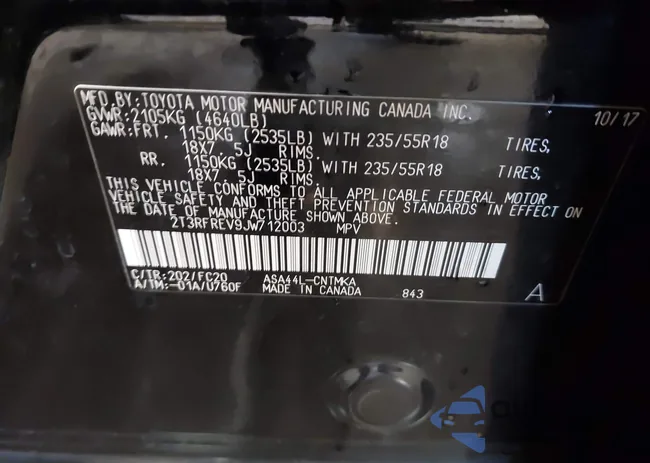 2T3RFREV9JW712003: 43312858