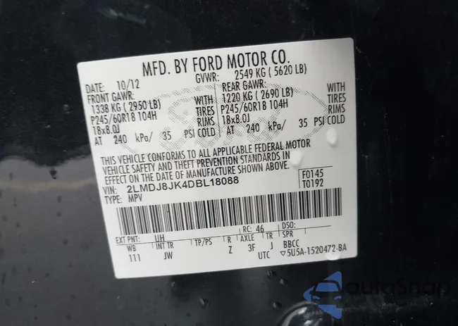 2LMDJ8JK4DBL18088: 43312986