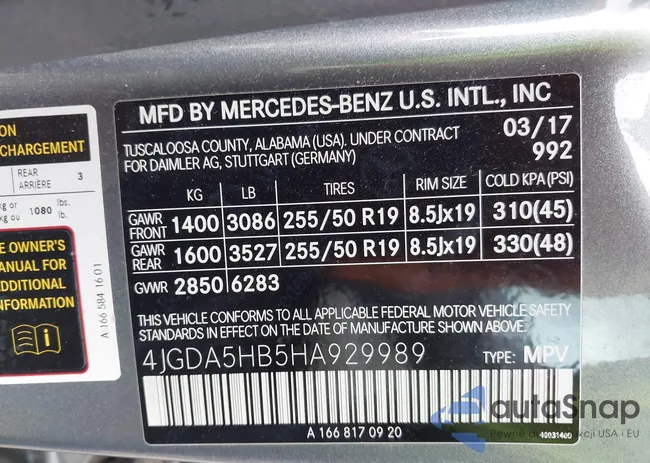 4JGDA5HB5HA929989: 43313108