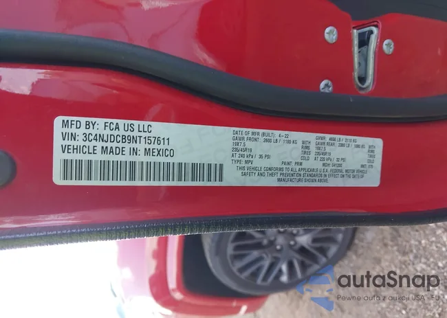 3C4NJDCB9NT157611: 43313280