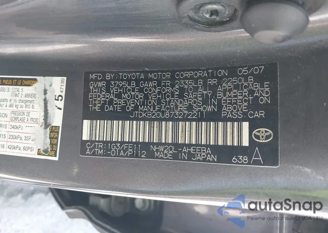 JTDKB20U873272211: 43312370