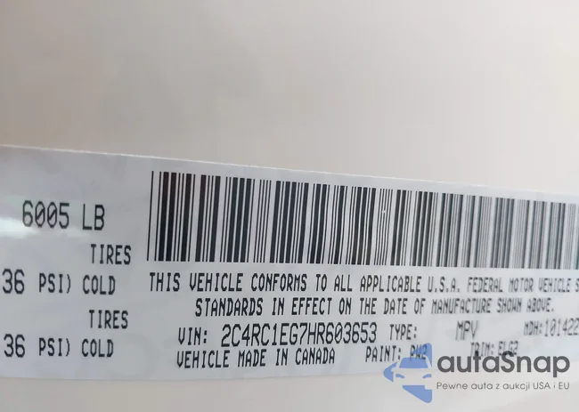 2C4RC1EG7HR603653: 43312405