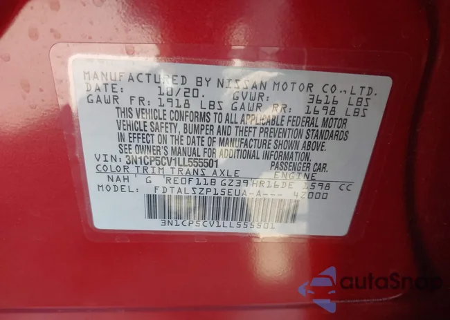 3N1CP5CV1LL555501: 43312608