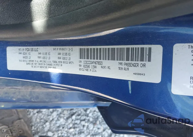 1C3CCCDG4FN678523: 43313833