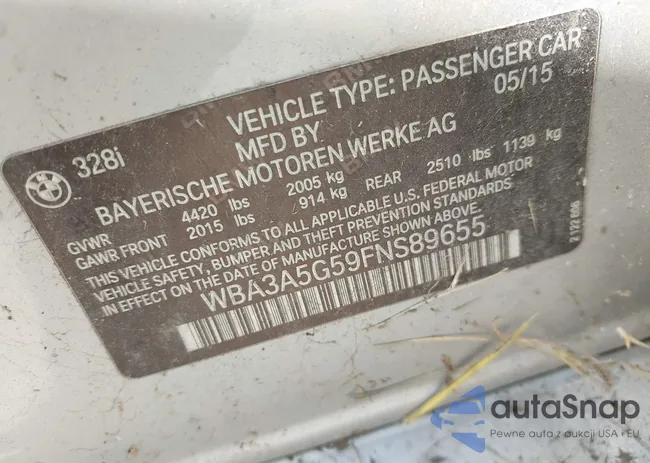 WBA3A5G59FNS89655: 43313837