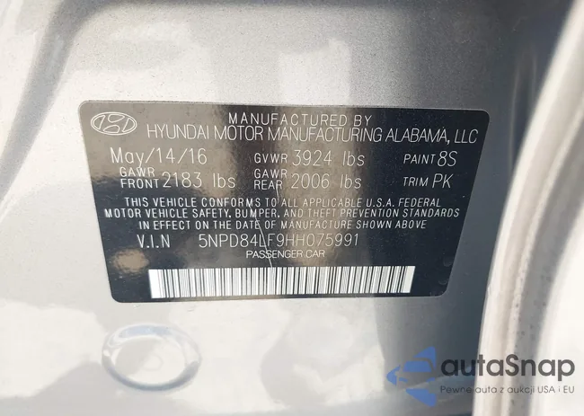 5NPD84LF9HH075991: 43314139