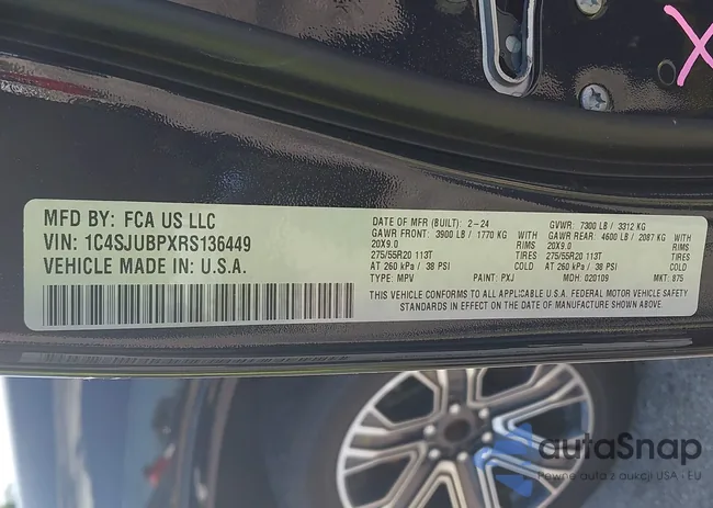 1C4SJUBPXRS136449: 43314174