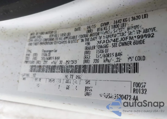 3FADP4EJ0FM199892: 43314206