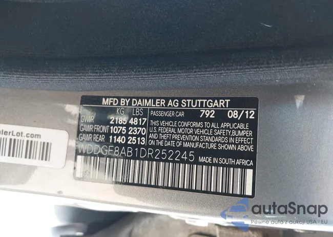 WDDGF8AB1DR252245: 43314231