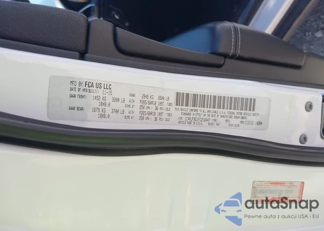 1C4RJFBG1FC216447: 43314234