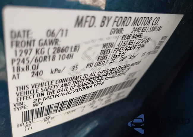 2FMDK3JC7BBB53719: 43314345