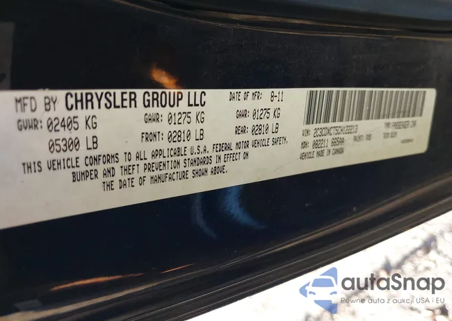 2C3CDXCT5CH122213: 43313497