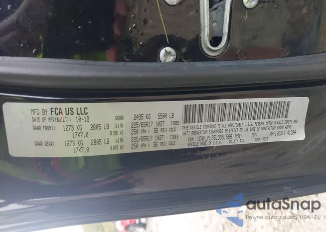 1C4PJMLB5LD551599: 43313645