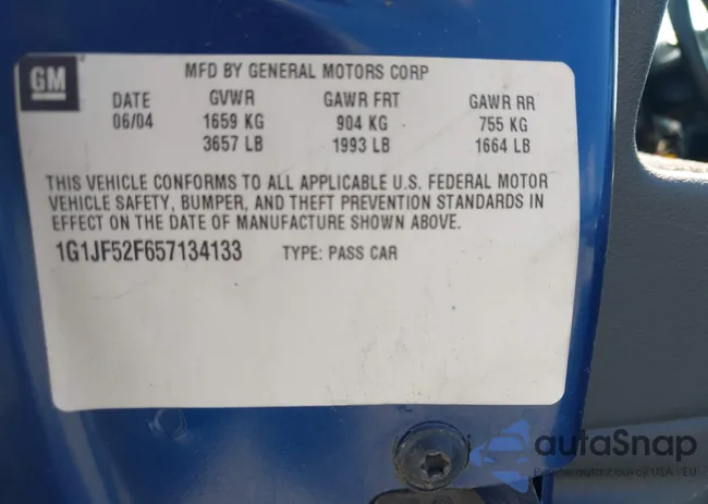 1G1JF52F657134133: 43313666