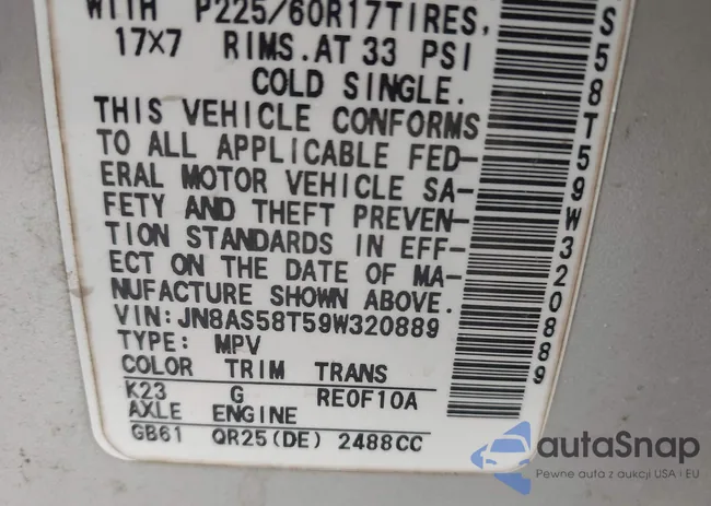 JN8AS58T59W320889: 43313718