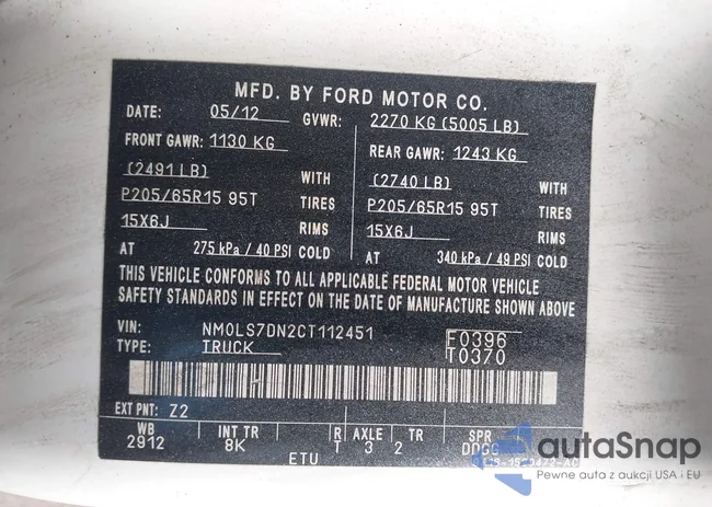 NM0LS7DN2CT112451: 43313721