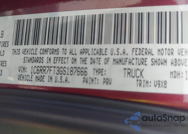 1C6RR7FT3GS187666: 43314811