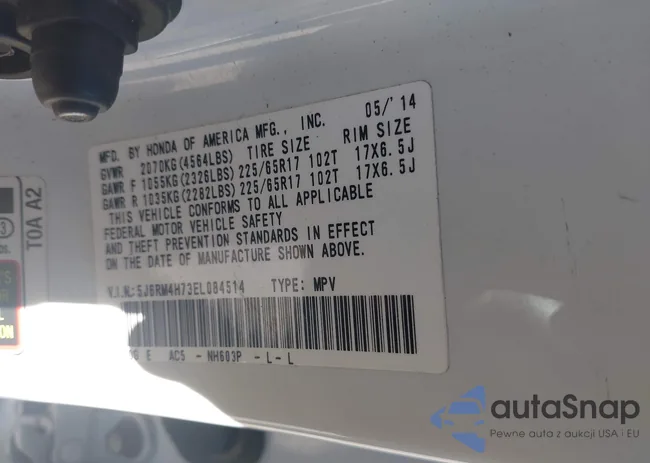 5J6RM4H73EL084514: 43314901