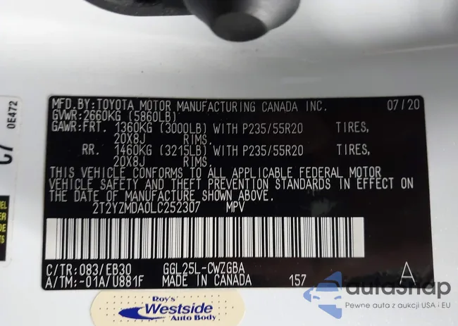 2T2YZMDA0LC252307: 43314934