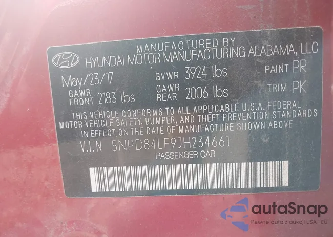 5NPD84LF9JH234661: 43314986