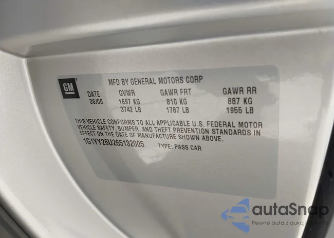 1G1YY26U265132005: 43315031