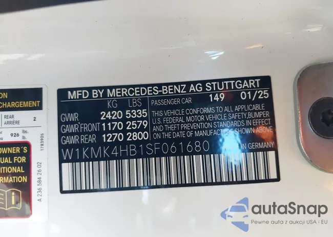 W1KMK4HB1SF061680: 43315202