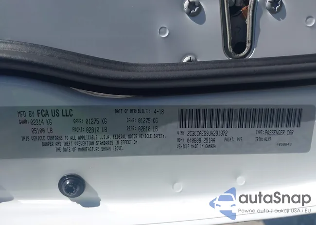 2C3CCAEG9JH291972: 43315232