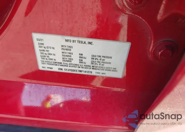 5YJYGDEE7MF141276: 43315294