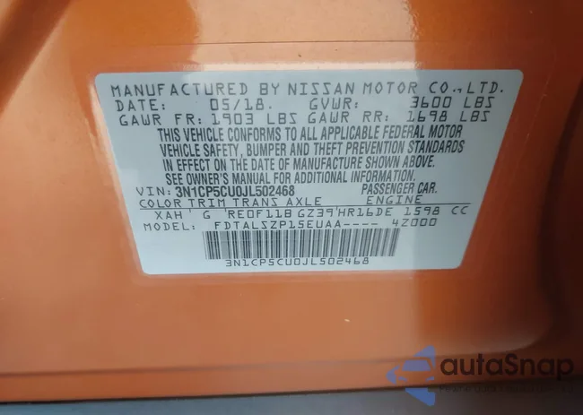 3N1CP5CU0JL502468: 43314374