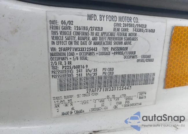 2FAHP71W26X133661: 43314595