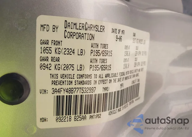 3A4FY48B77T532997: 43314622