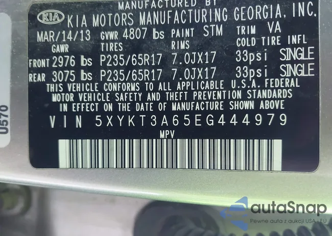 5XYKT3A65EG444979: 43314716