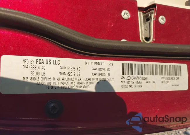 2C3CCAAG7KH590108: 43315946