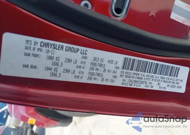 1C4NJPBAXCD526750: 43316219