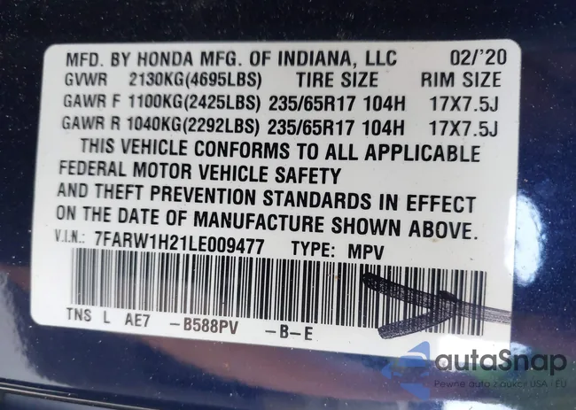 7FARW1H21LE009477: 43316271