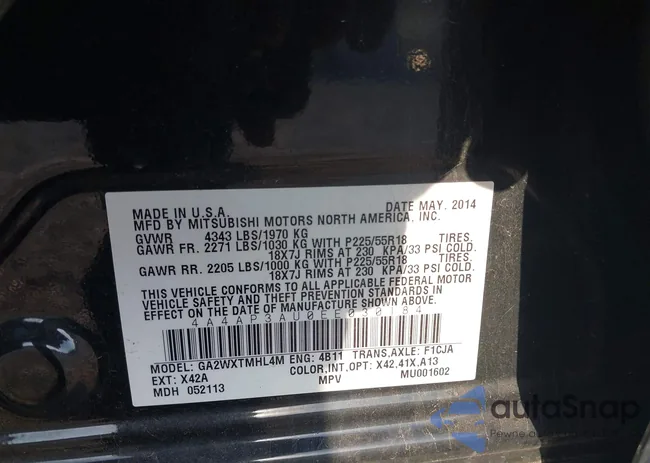 4A4AP3AU0EE030184: 43316290