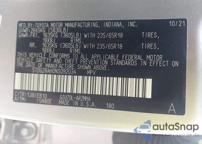 5TDGZRAH0NS092034: 43315480