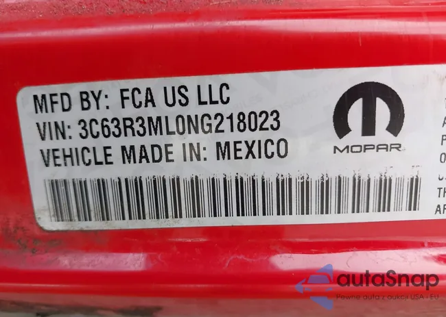 3C63R3ML0NG218023: 43316779