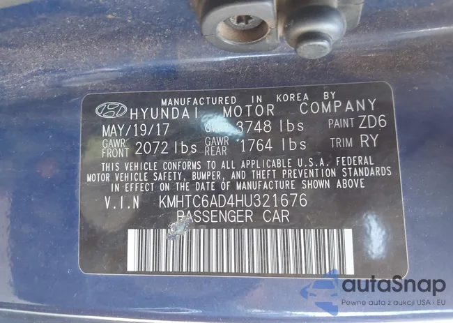 KMHTC6AD4HU321676: 43316973