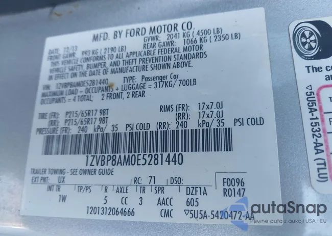 1ZVBP8AM0E5281440: 43317300