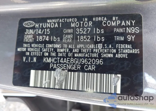 KMHCT4AE8GU962096: 43317308