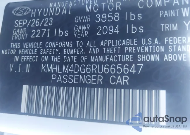 KMHLM4DG6RU665647: 43316511