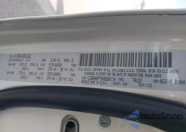 1C6RR6PT5HS820114: 43316591